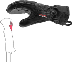 Lyžařské rukavice LEKI Griffin Base 3D Women Mitt Black - 2025/26