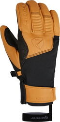 Lyžařské rukavice Ziener Ganzenberg-z As® Aw Glove Man Black Tan - 2025/26