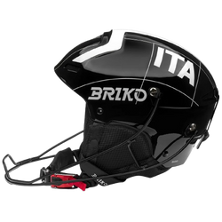Lyžařská helma Briko Slalom 2.0 Italia Shiny Black White - 2024/25
