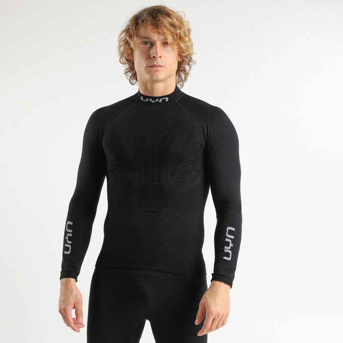 Funkční triko UYN Man Elevatyon Biomorph UW Shirt Long SL Turtle New Neck Black - 2025/26