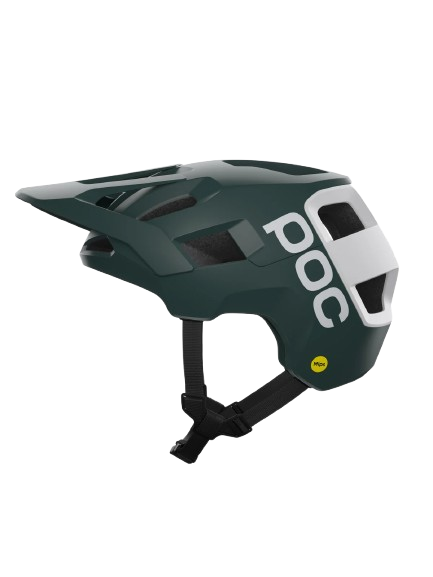 Cyklistická helma POC Kortal Race MIPS Pargasite Green Matt/Hydrogen White Matt - 2025