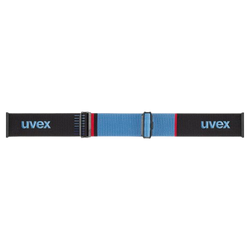 Lyžařské brýle Uvex lace ATTRACT FM Black Matt/Mirror Blue + spare lens - 2025/26
