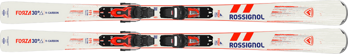 Sjezdové lyže Rossignol Forza 30° V-Ca + Xpress 11 GW B83 Black Hot Red - 2024/25