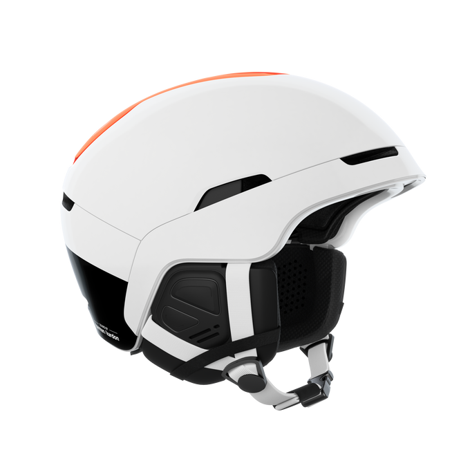 Lyžařská helma POC Obex Connect Hydrogen White/Fluorescent Orange AVIP - 2025/26