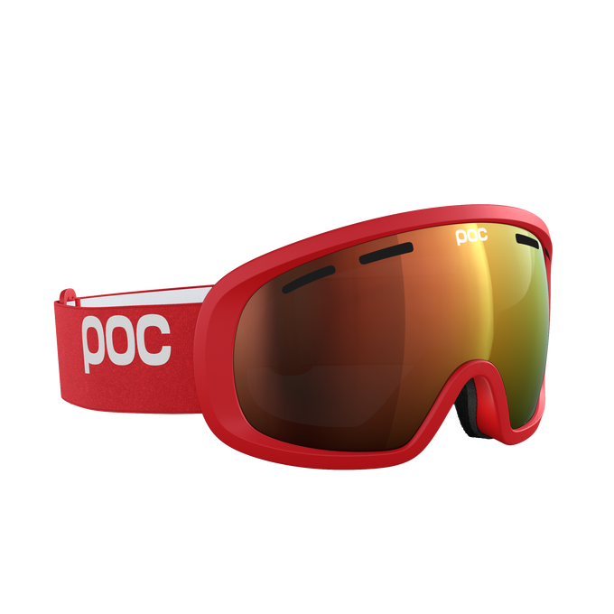 Lyžařské brýle POC Fovea Mid Prismane Red/Partly Sunny Orange - 2025/26