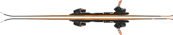 Sjezdové lyže Atomic Redster Q9 Revoshock S + X 12 GW Black/Orange - 2024/25