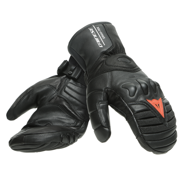 Lyžařské rukavice DAINESE HP Ergotek PRO Mitten Gloves Stretch Limo/High Risk Red - 2025/26