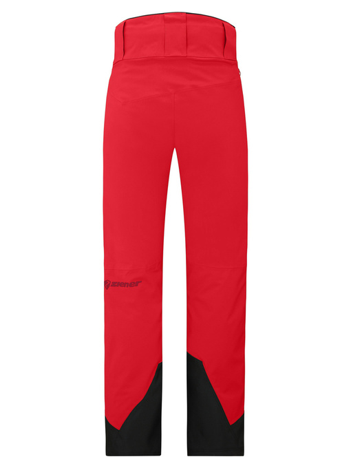 Lyžiarske nohavice Ziener Tewes Full-Zip Junior Teamwear Red Black Foggy - 2024/25