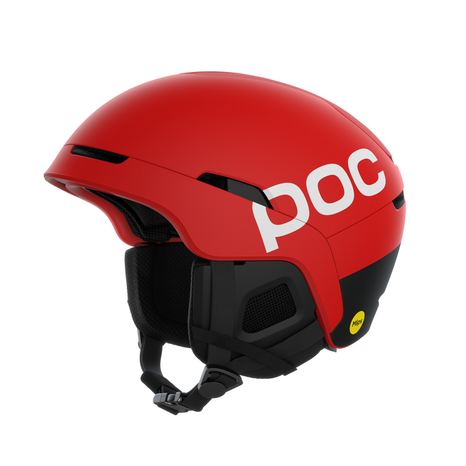 Lyžařská helma POC Obex BC MIPS Prismane Red Matt - 2025/26