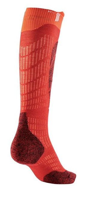 Lyžařské ponožky Sidas Ski Merino Junior Red/Orange - 2025/26