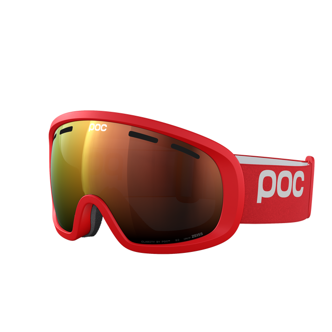 Lyžařské brýle POC Fovea Mid Prismane Red/Partly Sunny Orange - 2025/26