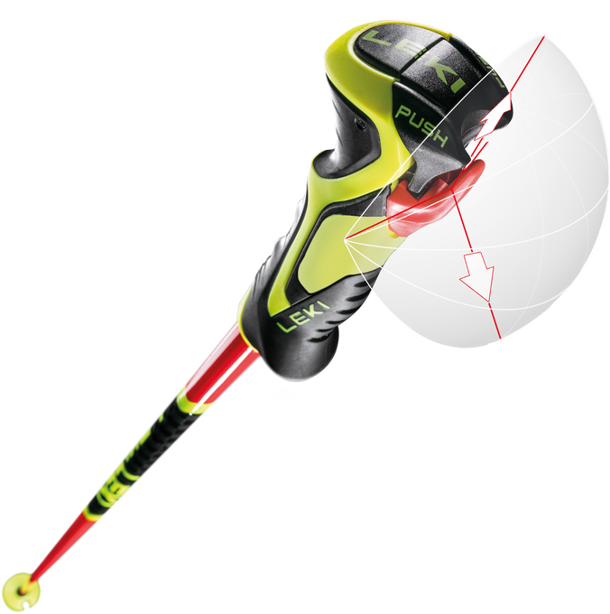 Sjezdové hole LEKI WCR Lite SL 3D Red - 2025/26