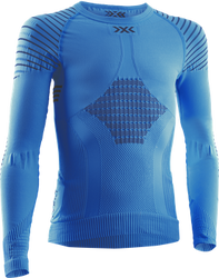 Funkční triko X-Bionic Invent 4.0 Shirt LG SL Junior Teal Blue/Anthracite - 2024/25