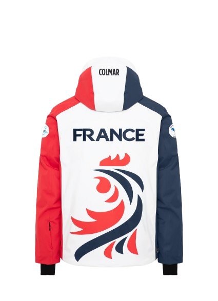 Pánská lyžařská bunda Colmar Replica Ski Jacket White/Navy Blu/Bright Red - 2025/26
