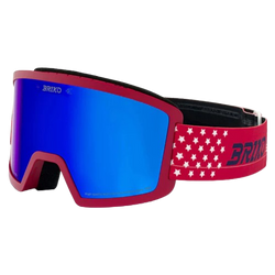 Lyžařské brýle Briko Frostbite USA Matt Red/Tanganora Blue - 2025/26