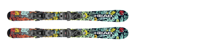 Sjezdové lyže HEAD Monster Easy JRS (67/77/87/97) + JRS 4.5 GW CA - 2025/26