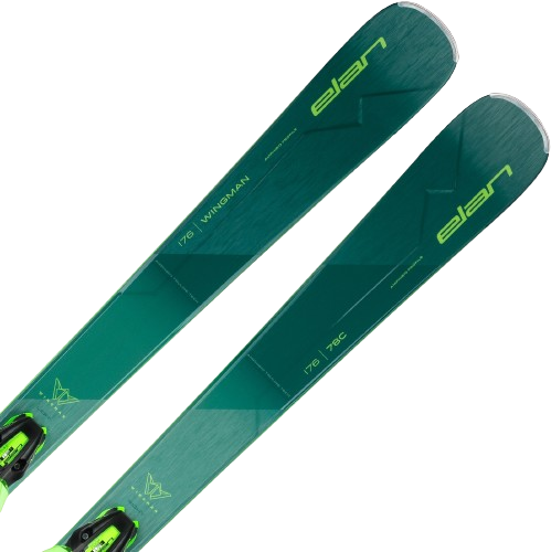 Sjezdové lyže ELAN WINGMAN 78 C PS + EL 10.0 GW Shift BLK/GRN B85 - 2024/25