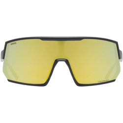 Slnečné okuliare Uvex Sportstyle 235 P - Black Mat/Mirror Yellow - 2023