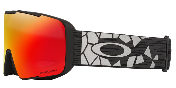 Lyžařské brýle Oakley Line Miner Pro L Black Reinforce/Prizm Snow Torch Iridium + Additional lens Prizm Snow Iced Iridium - 2025/26
