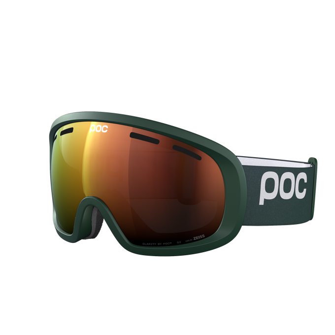 Lyžařské brýle POC Fovea Mid Pargasite Green/Partly Sunny Orange - 2025/26