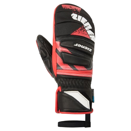 Lyžařské rukavice Ziener Lopaki-z As® Pr Mitten Glove Junior Unisex Black Red - 2025/26