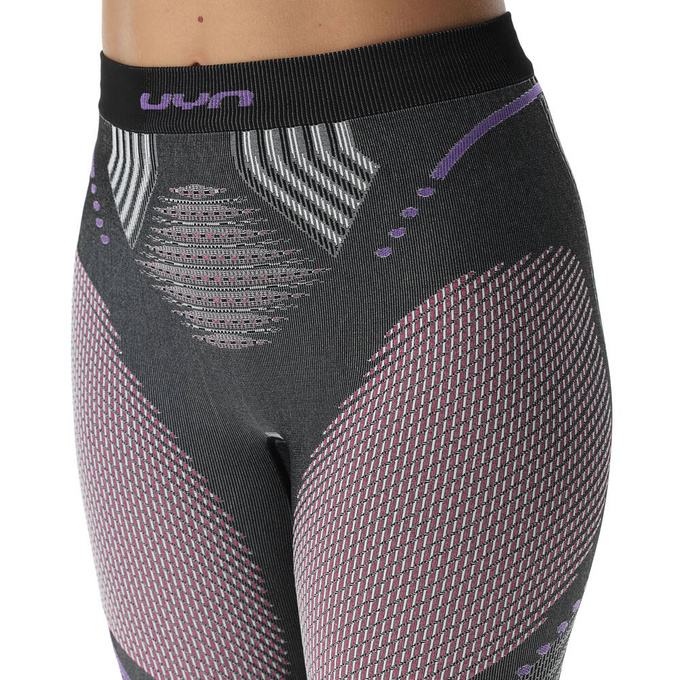 Funkční kalhoty UYN Woman Evolutyon UW Pants Long Melange Anthracite Melange/Raspberry/Purple - 2023/24