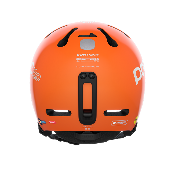 Lyžařská helma POC Pocito Fornix Mips Fluorescent Orange - 2024/25