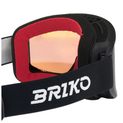 Lyžařské brýle Briko Vulcano Mask Sharp Lite Black - 2025/26