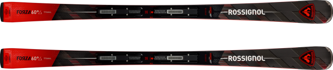 Sjezdové lyže Rossignol Forza 60' TI Konect + Spx 12 Konect GW B80 Black Hot Red - 2025/26