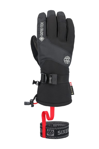 Lyžiarske rukavice 686 Gore-tex Leather Linear Glove Black - 2025/26