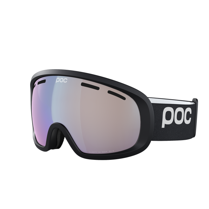 Lyžařské brýle POC Fovea Mid Photochromic Uranium Black/Photochromic/Light Pink-Sky Blue - 2025/26