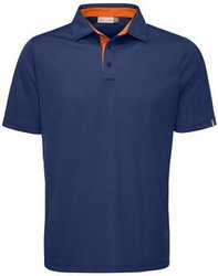 Tričko KJUS Men Silas Polo S/S Atlanta Blue/Orange - 2020/21
