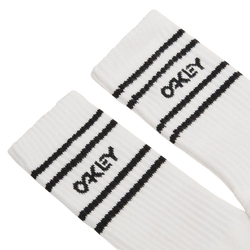 Ponožky Oakley Icon B1B Socks 2.0 White/Black