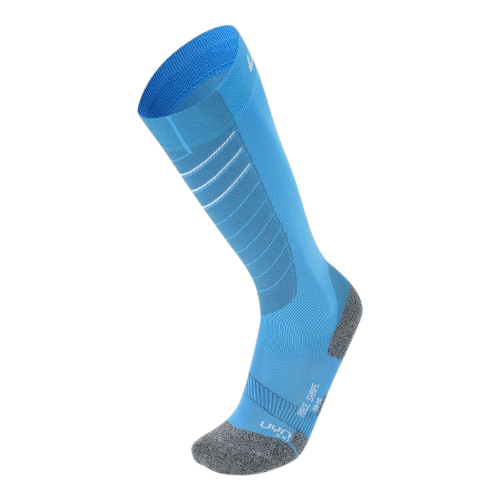 Lyžařské ponožky UYN Woman Ski Race Shape Turquoise/White - 2025/26