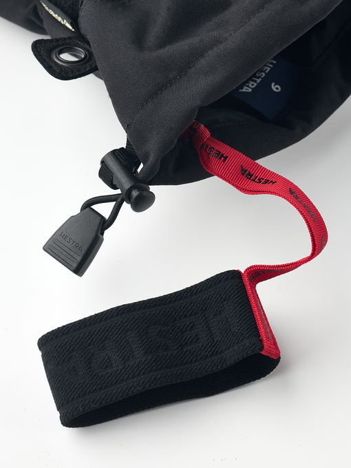 Lyžiarske rukavice Hestra Army Leather Gore-Tex Black/Black - 2025/26