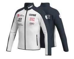 Pánský polar Colmar Full Zip Stretch Fleece White/Black - 2024/25