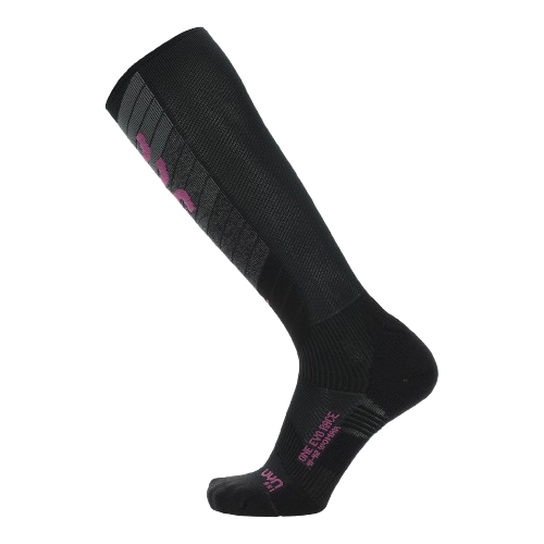 Lyžařské ponožky UYN Woman Ski Evo Race One Black/Purple - 2025/26