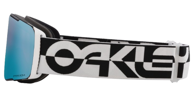 Lyžařské brýle Oakley Line Miner Pro L Black White Duality Prizm Sapphire + náhradní zorníky Prizm Torch - 2024/25