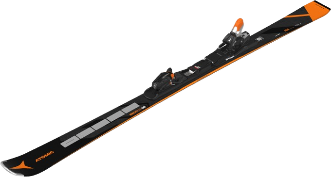 Sjezdové lyže Atomic Redster Q9 Revoshock S + X 12 GW Black/Orange - 2024/25