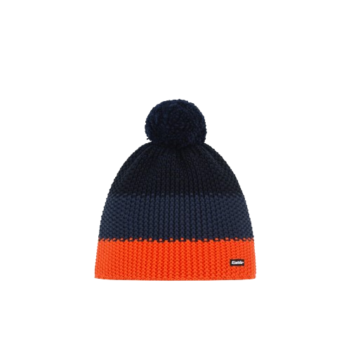 Čepice Eisbar Star Pompon MÜ Black/Dark Blue/Orange - 2025/26