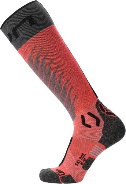 Lyžařské ponožky UYN Woman Ski One Merino Pink/Black - 2025/26