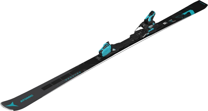 Zjazdové lyže Atomic Redster X7 Revoshock C + MI 12 GW Black/Teal - 2024/25