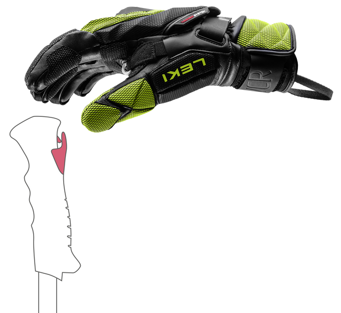 Lyžařské rukavice LEKI WCR Venom GS 3D - 2025/26