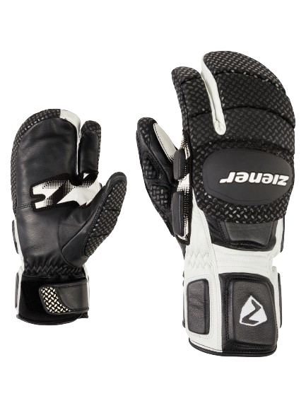 Lyžařské rukavice Ziener Gator PR Lobster Glove Race Black - 2024/25