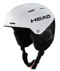 Lyžařská helma HEAD Team SL White/Black + Chránič čelisti - 2025/26