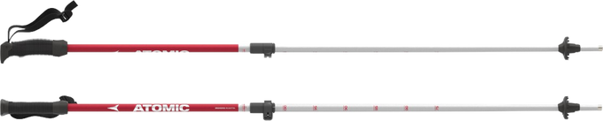  Sjezdové hole Atomic AMT JR Telescopic Red/Silver - 2024/25