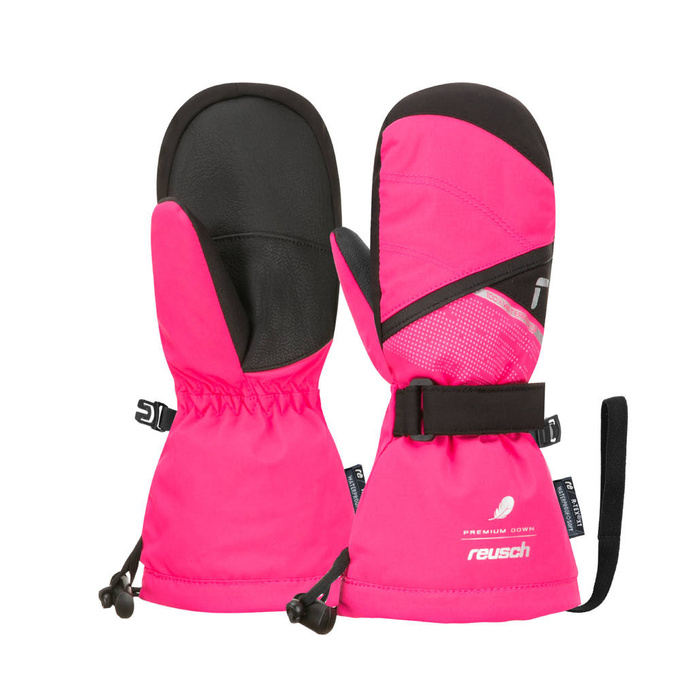 Lyžiarske rukavice Reusch Kaden Down R-TEX XT Mitten Pink Glo - 2023/24