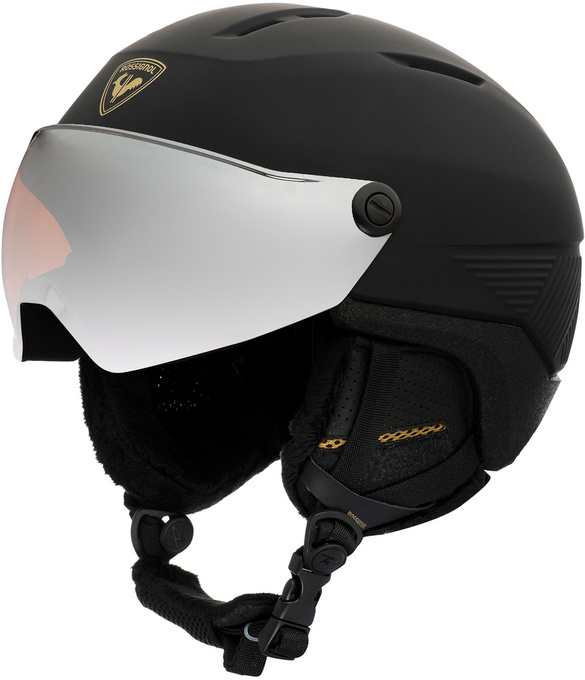 Lyžařská helma Rossignol Fit Visor Impacts W Black - 2023/24