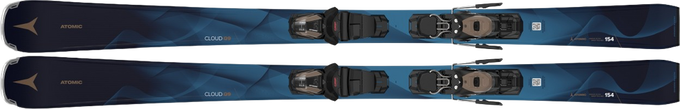 Sjezdové lyže Atomic Cloud Q9 + M 10 GW Black/Sand - 2025/26