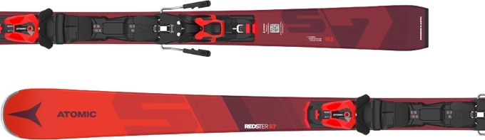 Sjezdové lyže Atomic Redster S7 + MI 12 GW Red/Black - 2024/25
